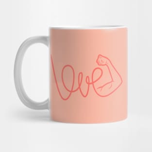 Love Is The Power (color version) Mug